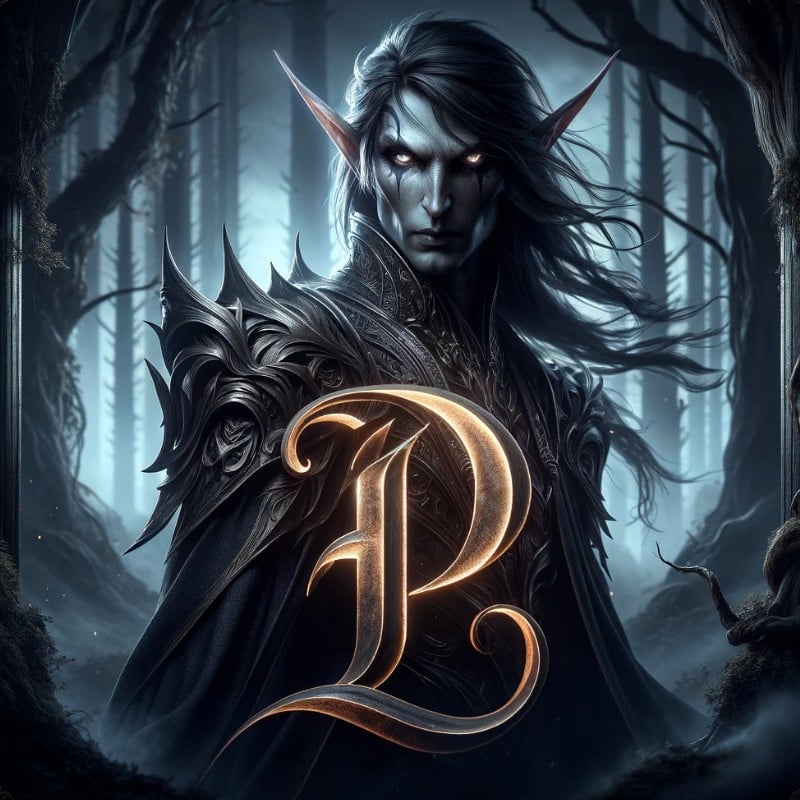 Dark-elf names starting with letter P