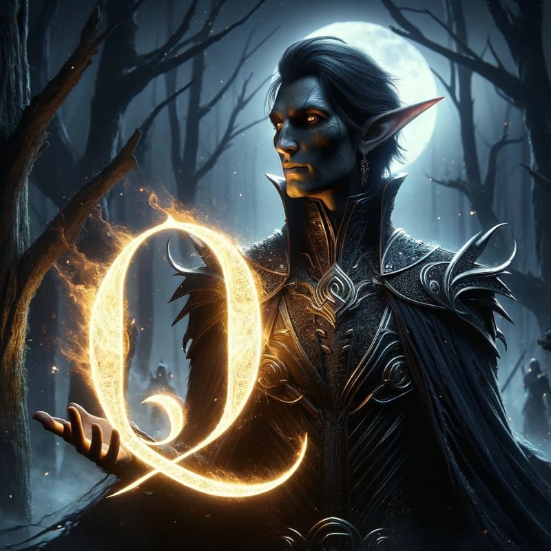 Dark-elf names starting with letter Q