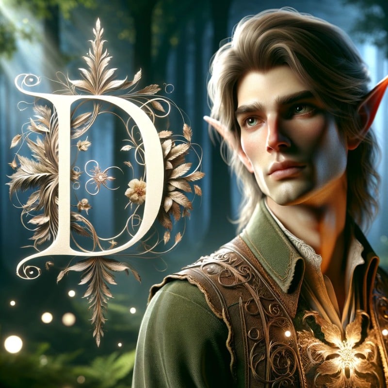 elf names starting with letter D