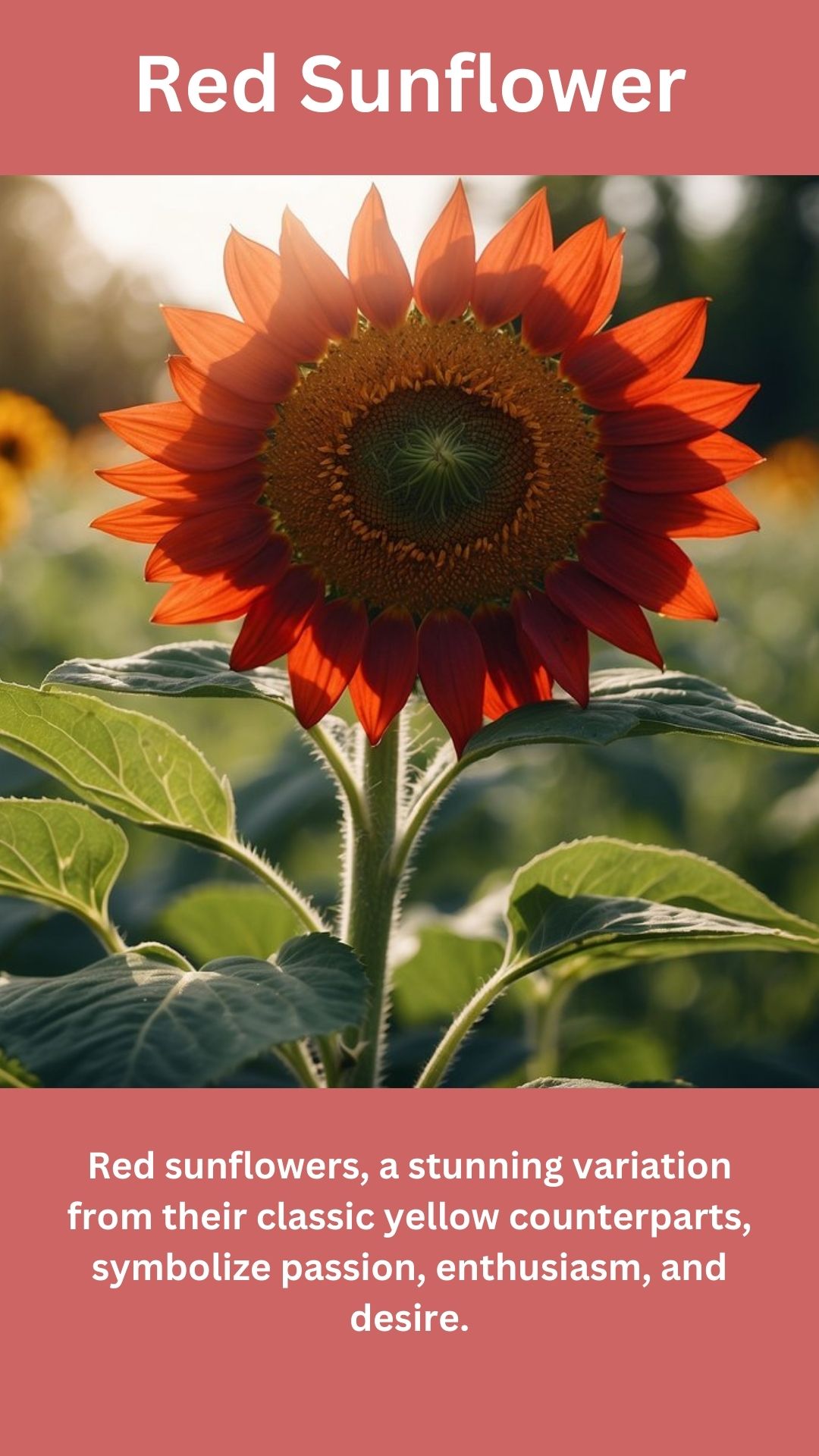 Red Sunflower