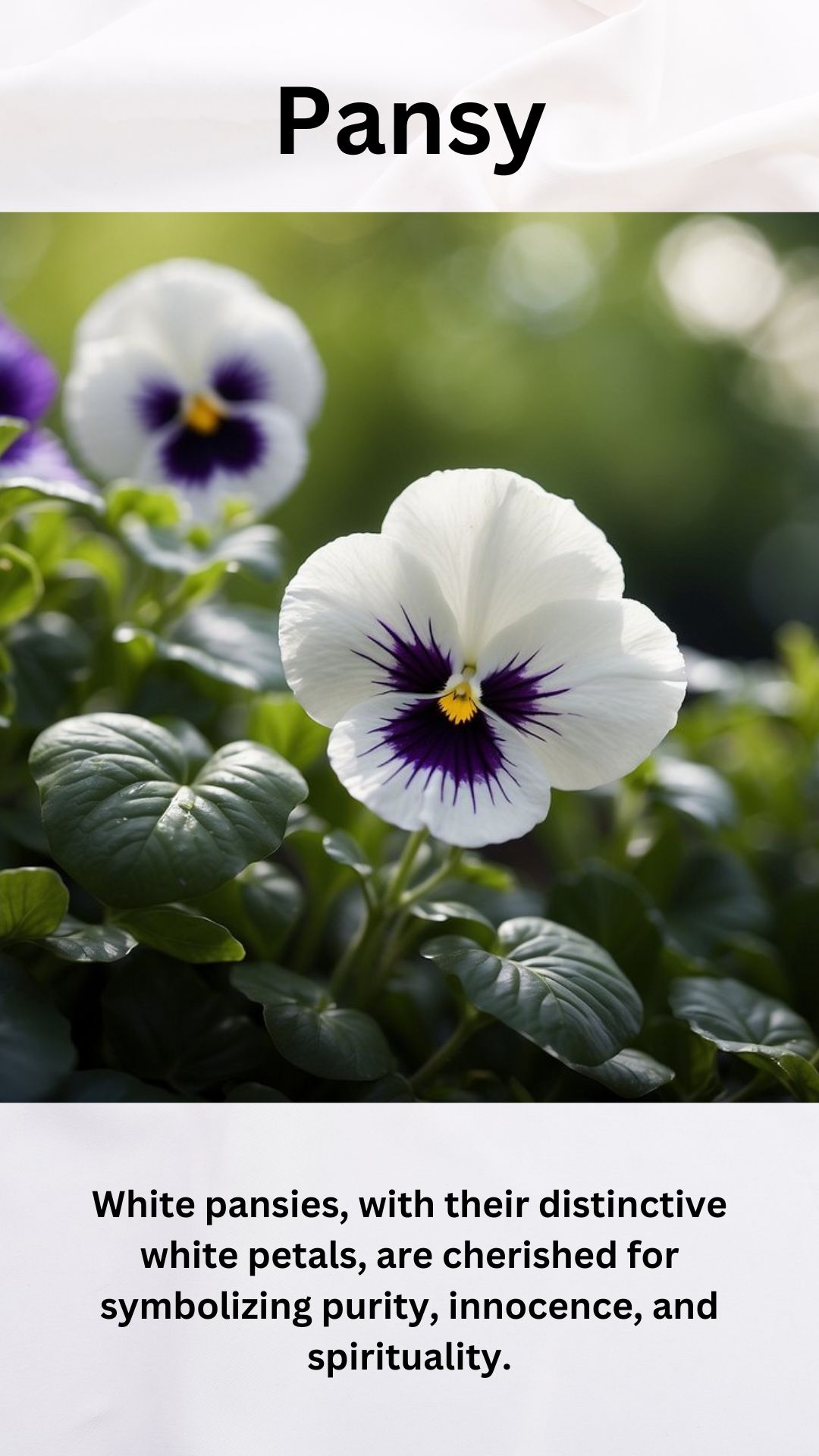 White Pansy