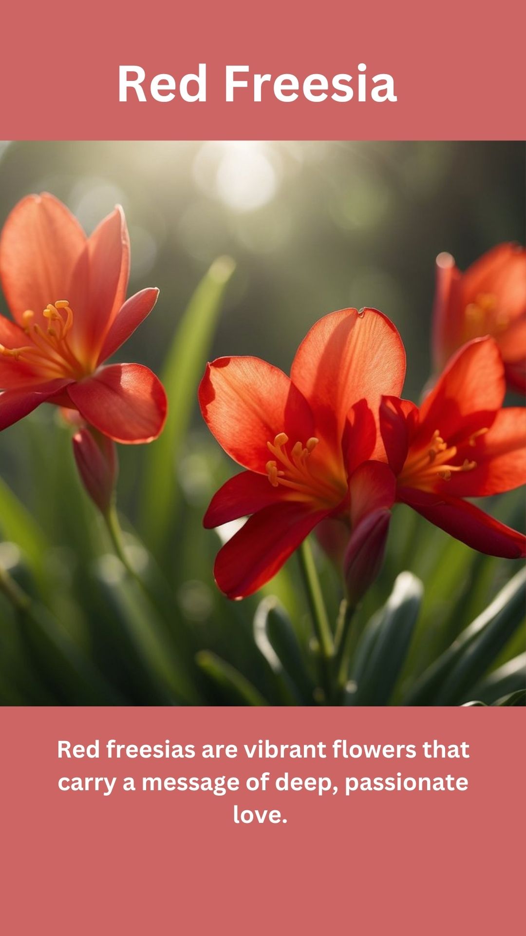 Red Freesia