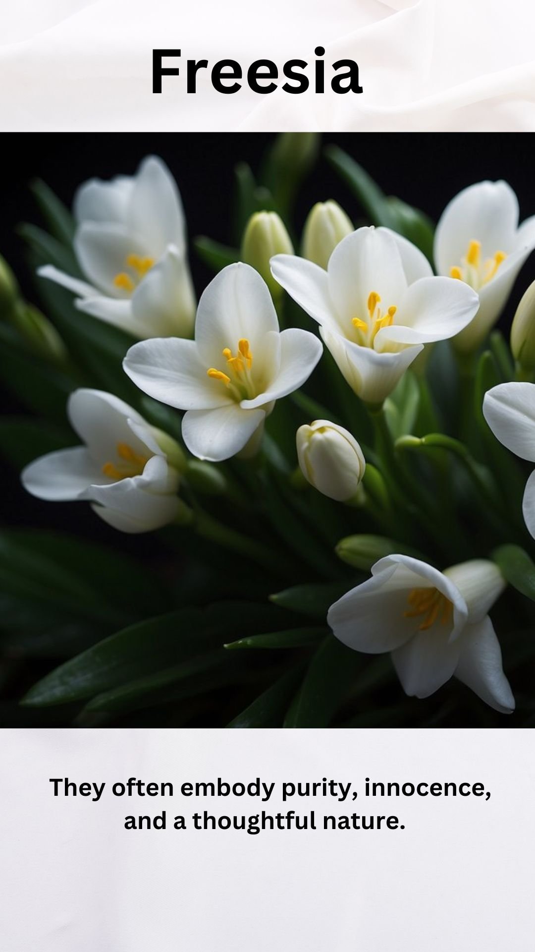 White Freesia