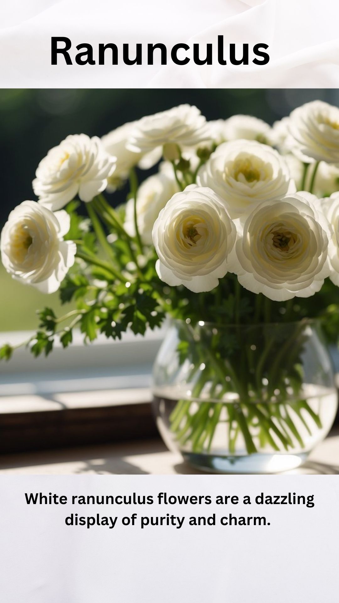White Ranunculus