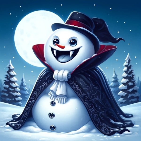 What do you get when you cross a snowman and a vampire_ Frostbite!