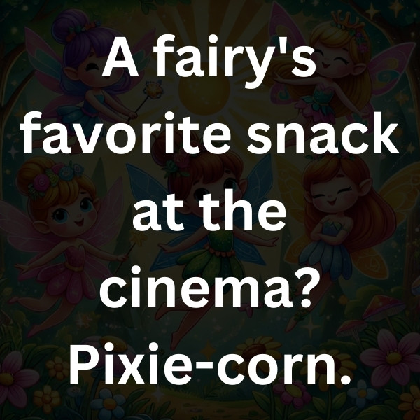 A fairy's favorite snack at the cinema_ Pixie-corn