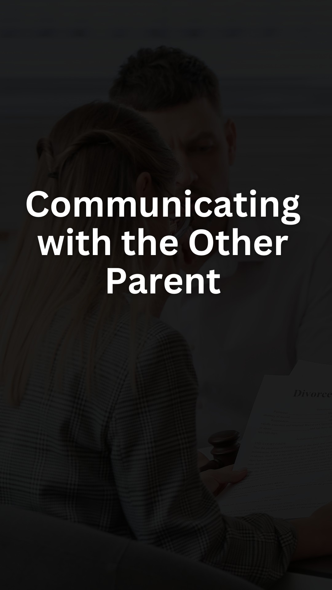 Communicating with the Other Parent