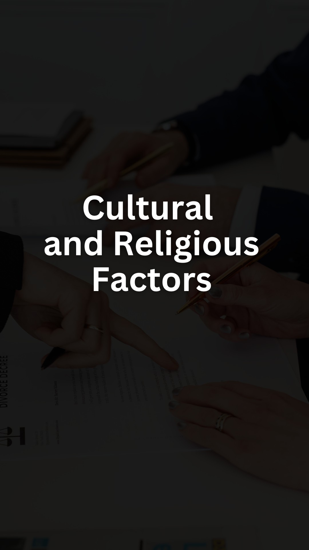Cultural and Religious Factors