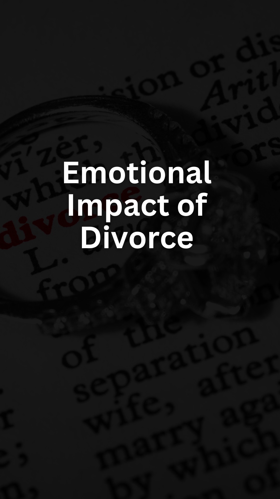 Emotional Impact of Divorce
