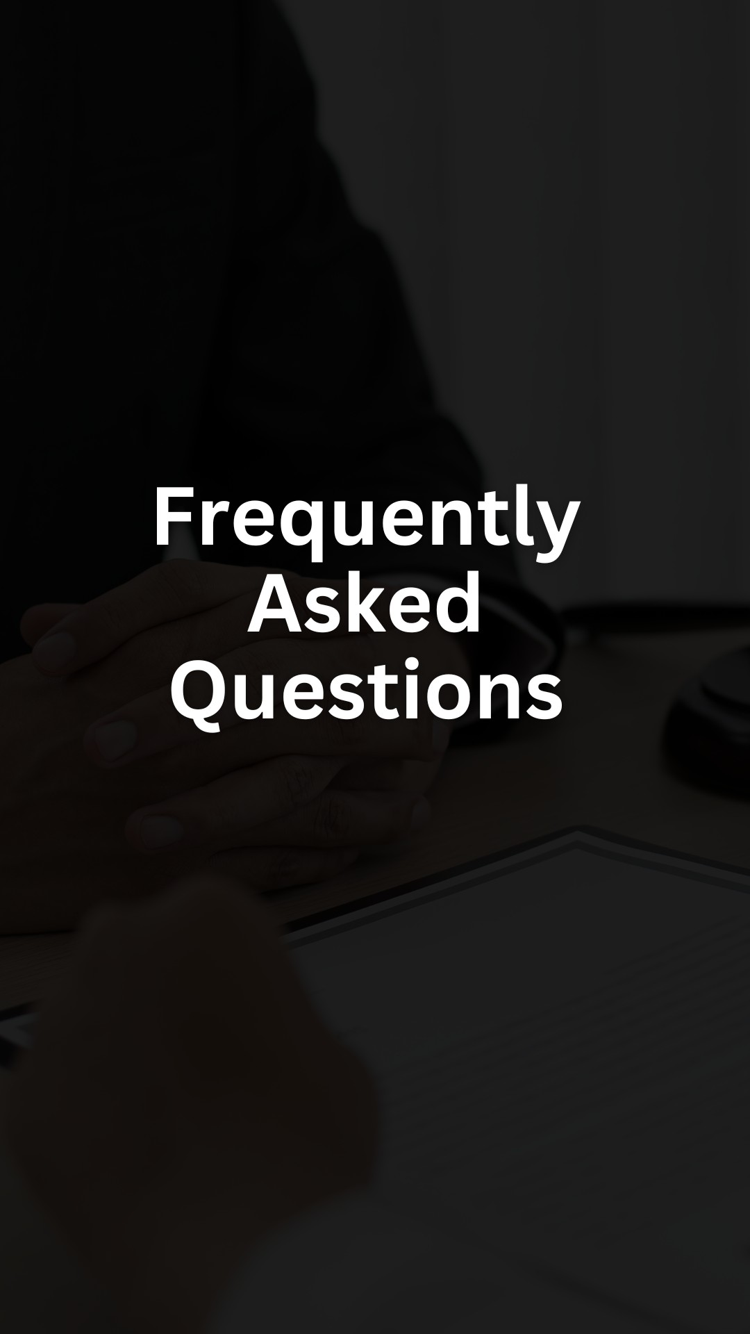 Frequently Asked Questions