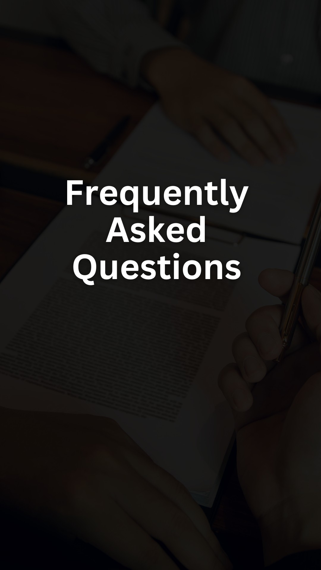 Frequently Asked Questions