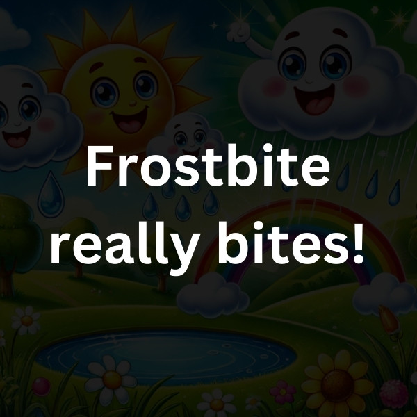 Frostbite really bites!