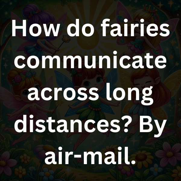 How do fairies communicate across long distances_ By air-mail