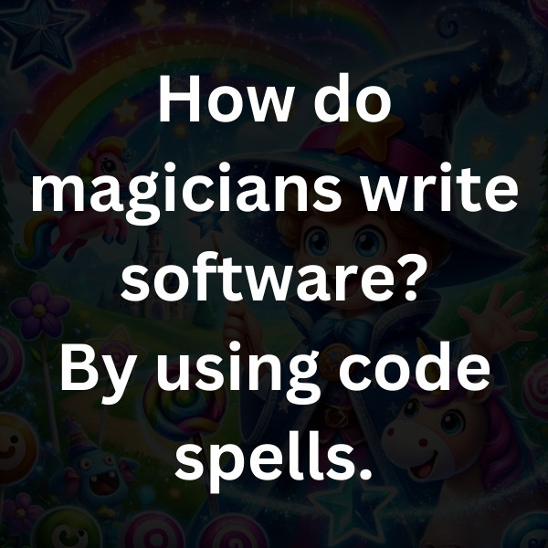 How do magicians write software_ By using code spells