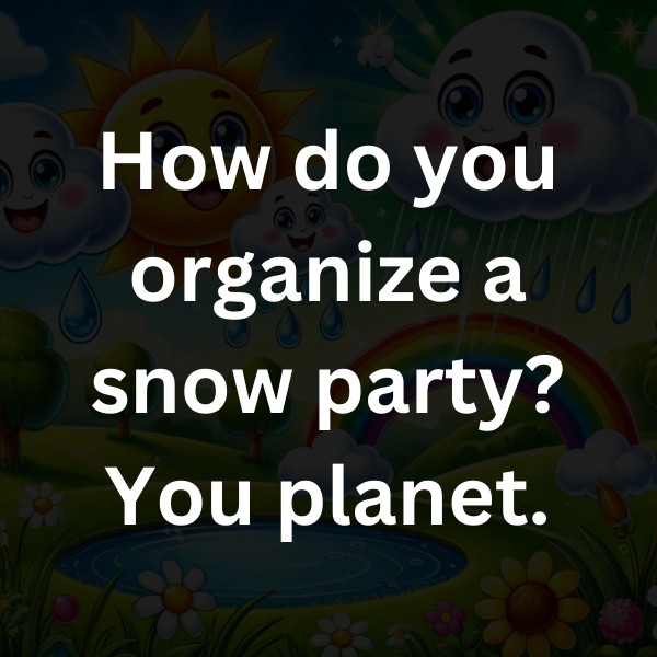 How do you organize a snow party_ You planet