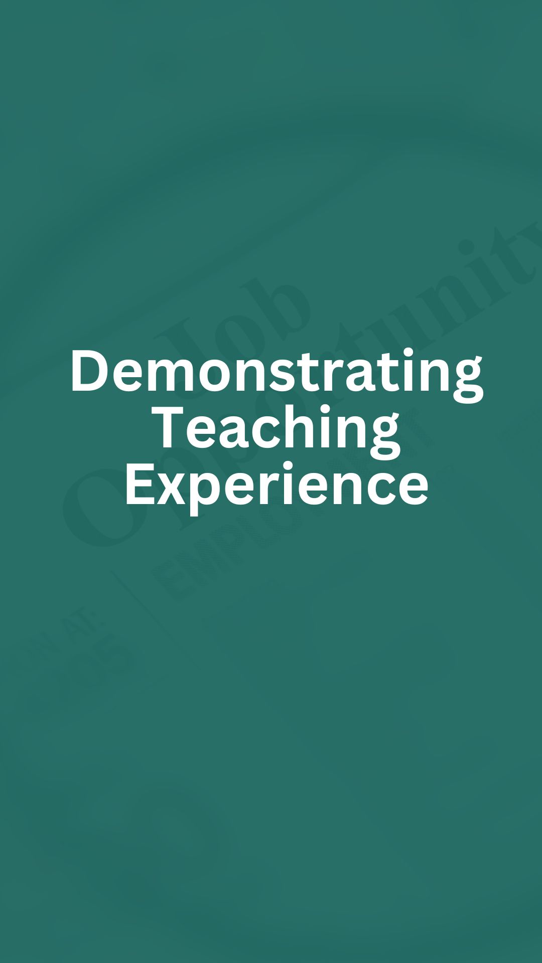 How to Write a Resume for Teaching Jobs_ Land Your Dream Classroom Position
