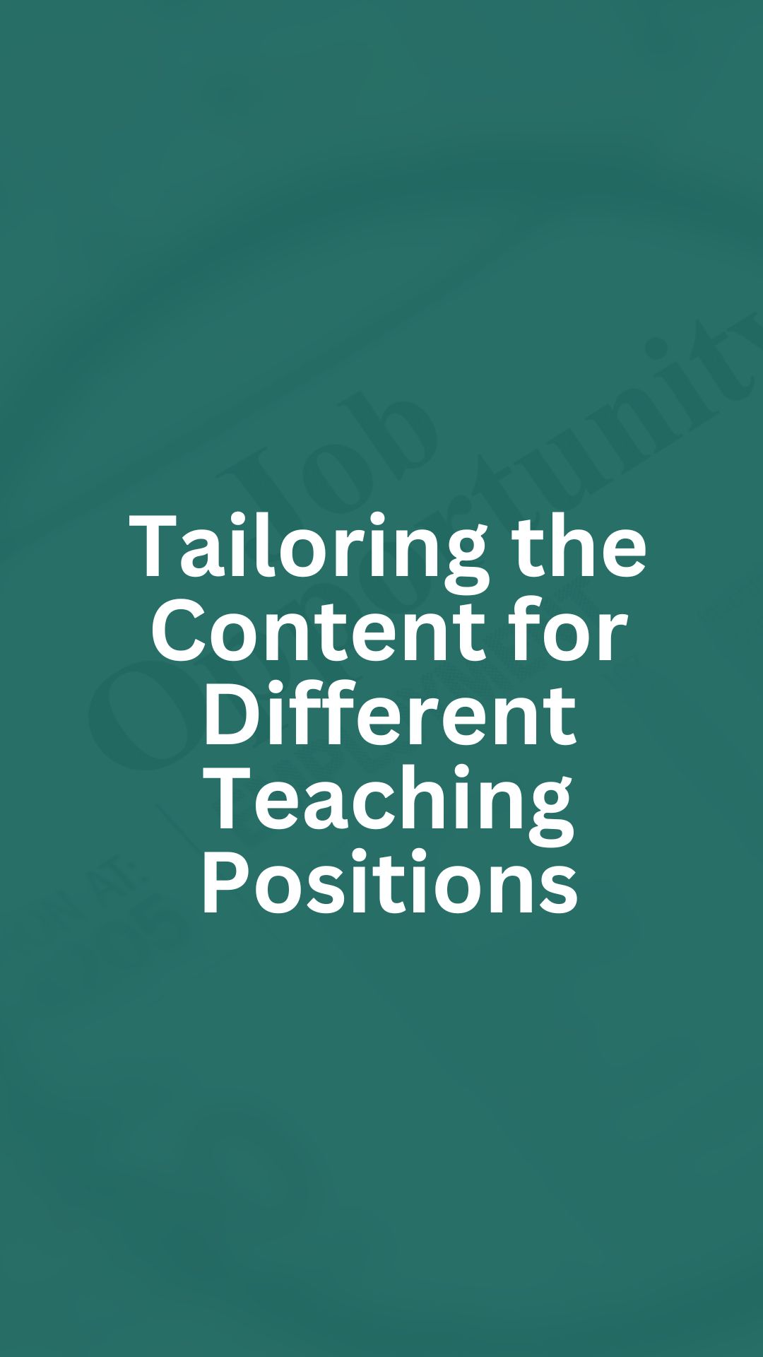 How to Write a Resume for Teaching Jobs_ Land Your Dream Classroom Position