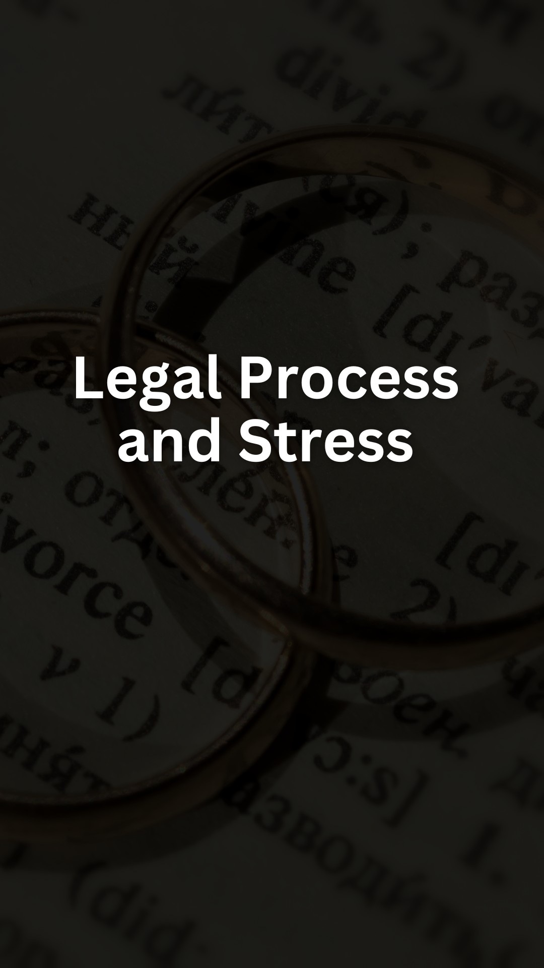Legal Process and Stress