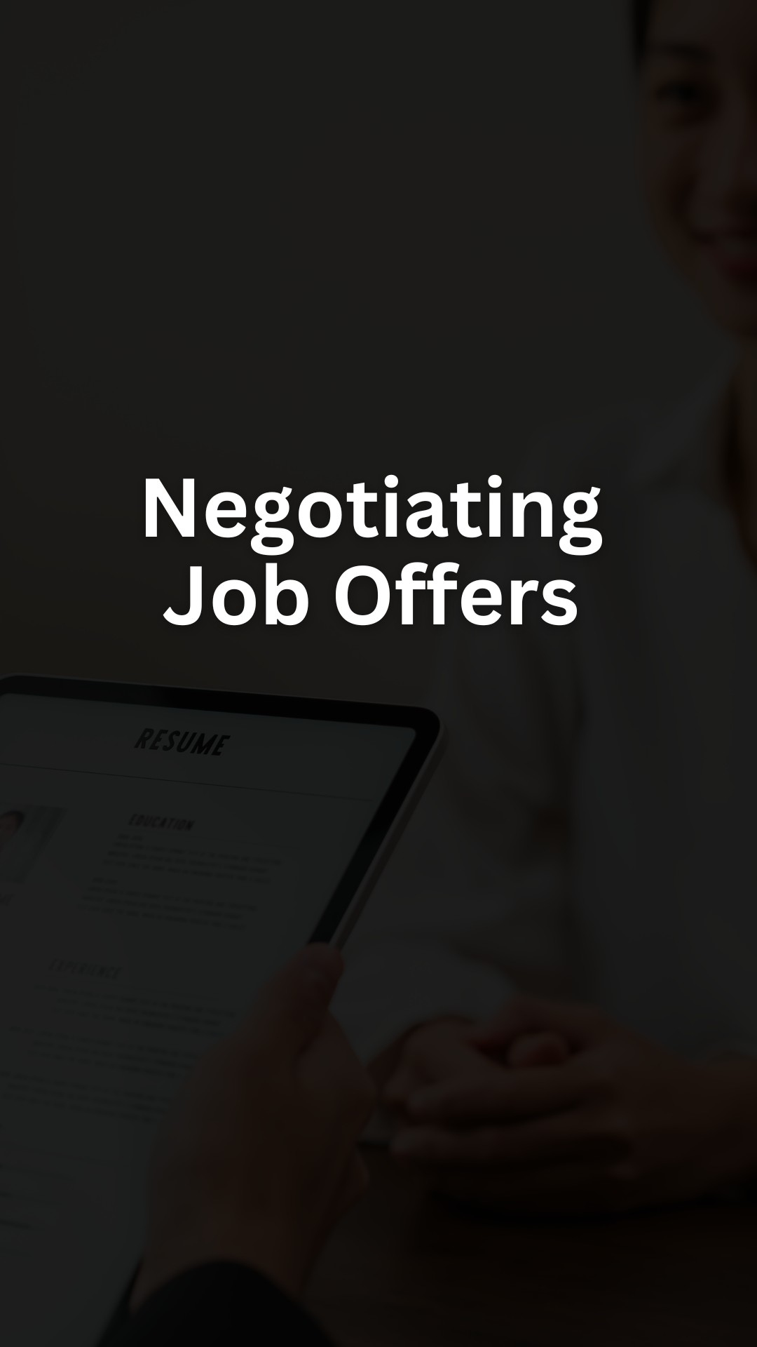 Negotiating Job Offers