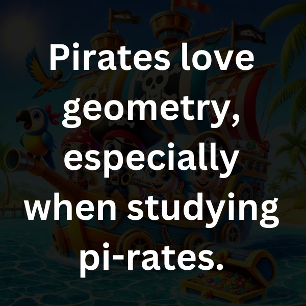 Pirates love geometry, especially when studying pi-rates