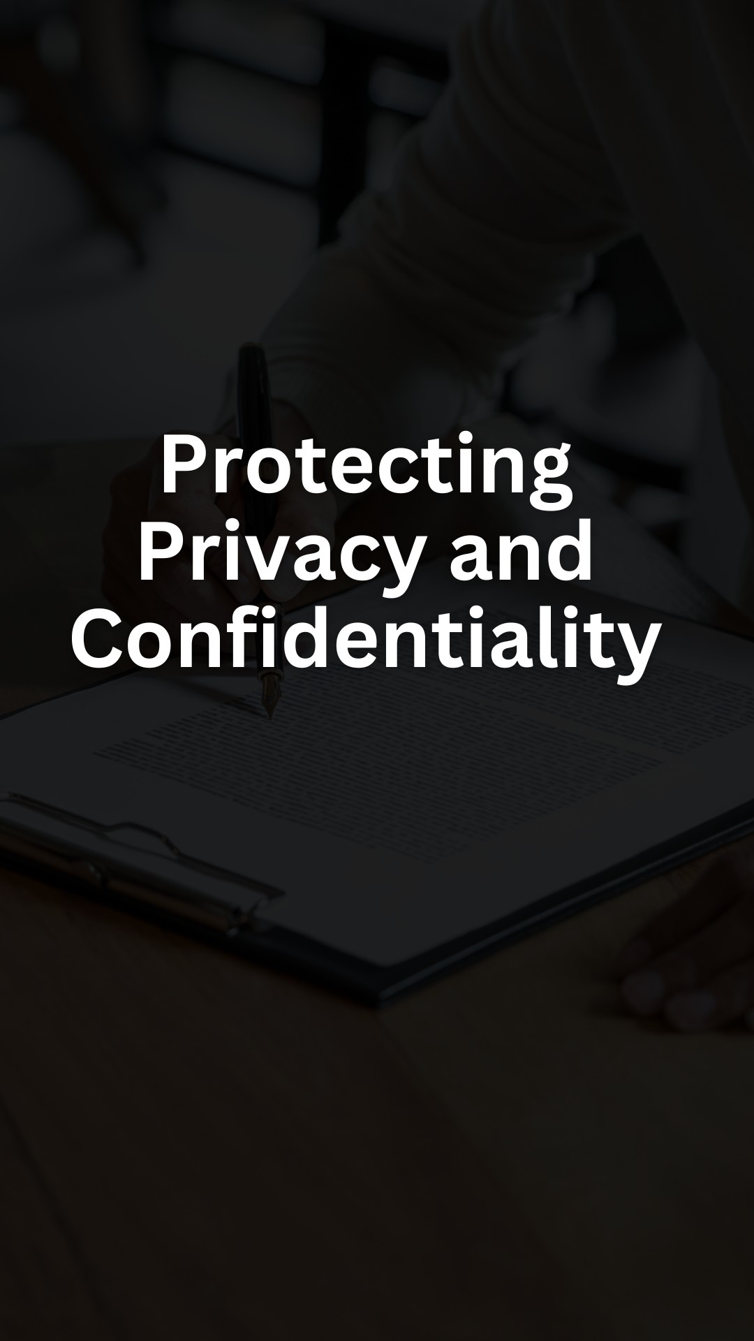 Protecting Privacy and Confidentiality
