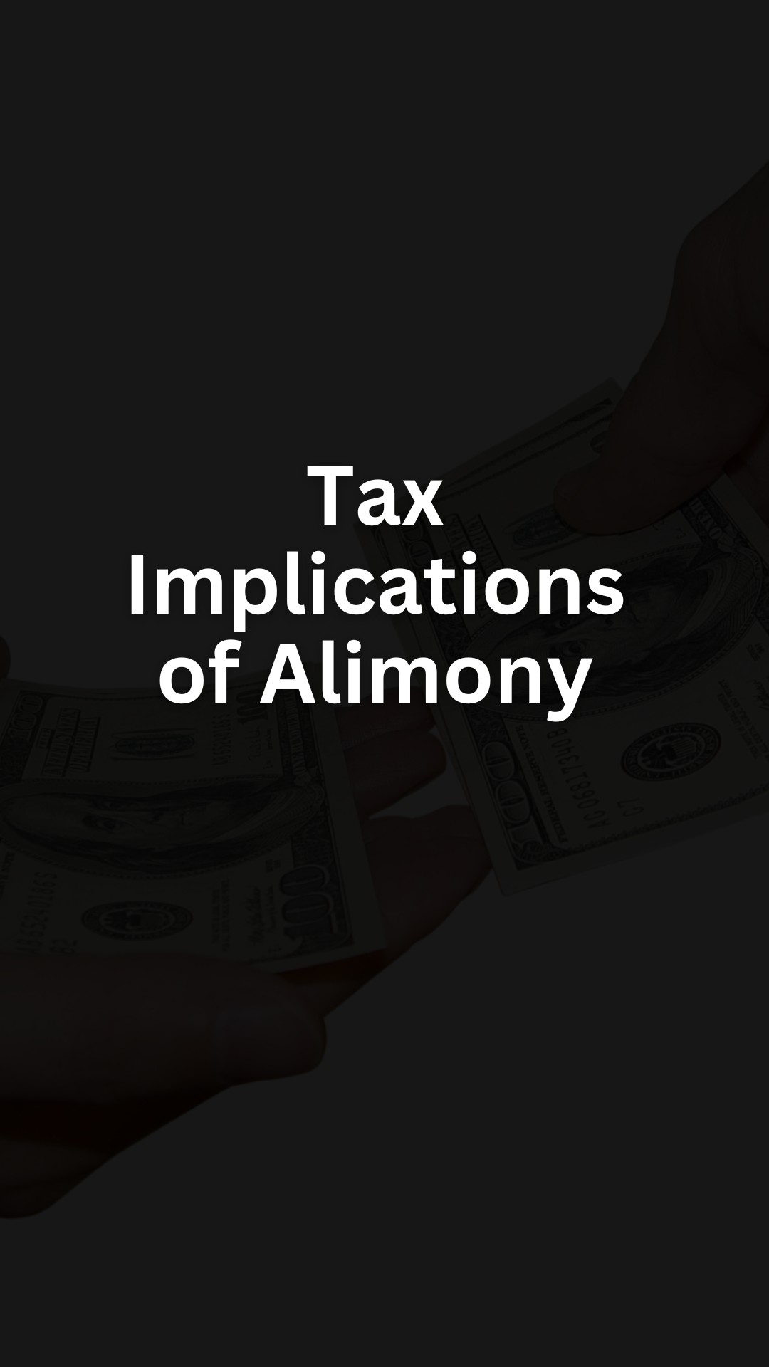 Tax Implications of Alimony