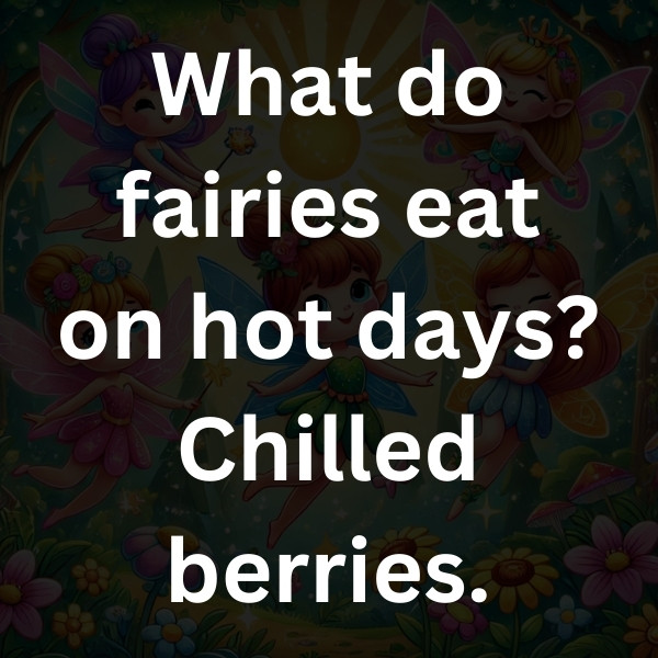 What do fairies eat on hot days_ Chilled berries