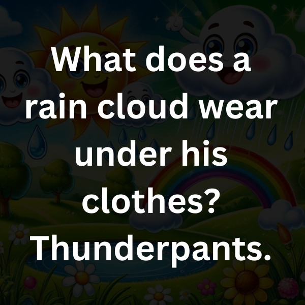 What does a rain cloud wear under his clothes_ Thunderpants