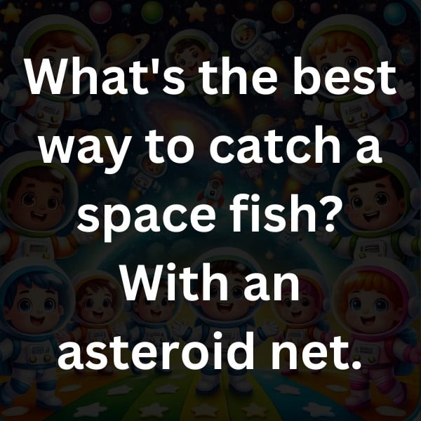 What's the best way to catch a space fish_ With an asteroid net