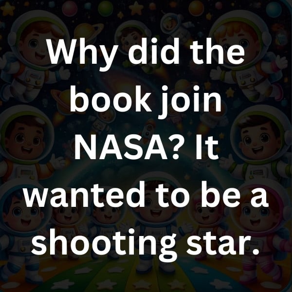 Why did the book join NASA_ It wanted to be a shooting star
