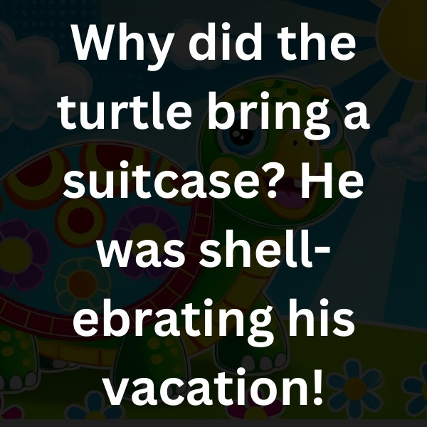 Why did the turtle bring a suitcase