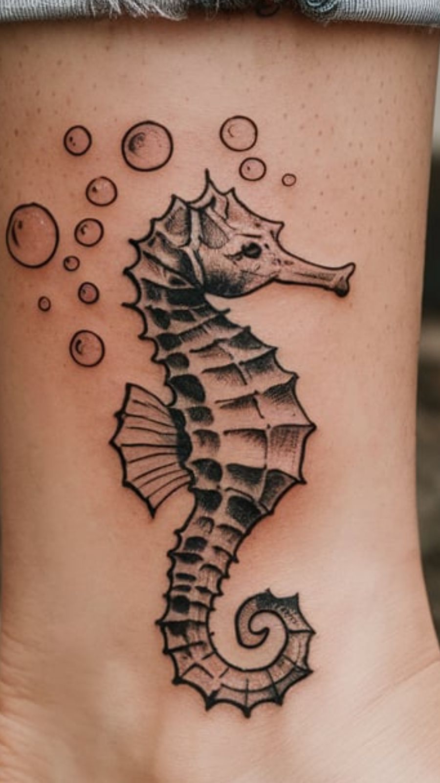 seahorse tattoo