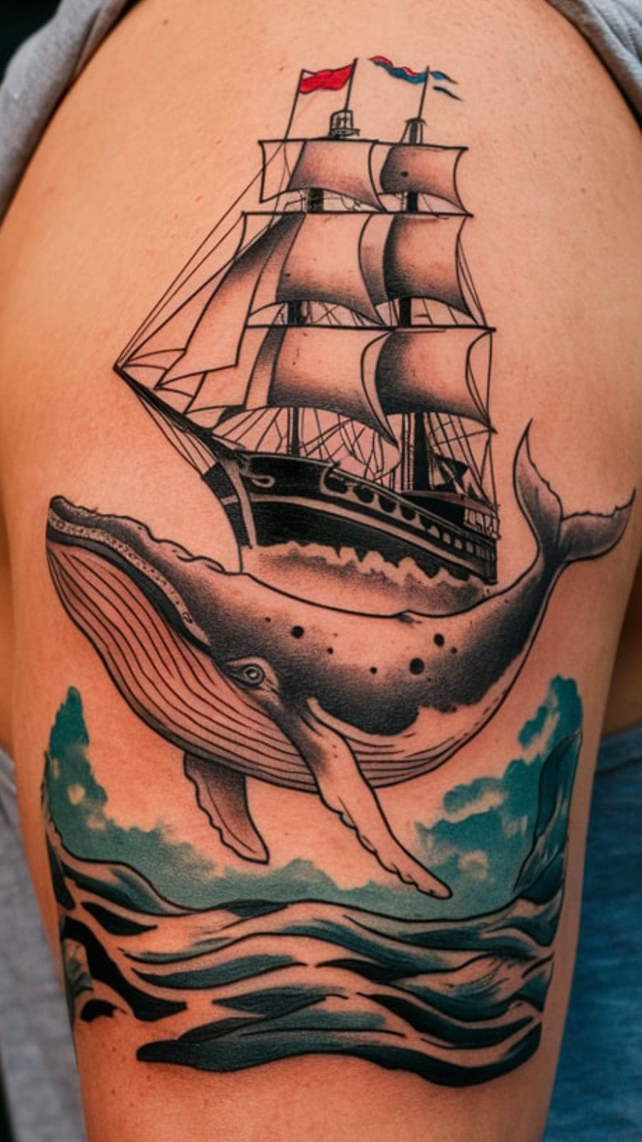 whale tattoo