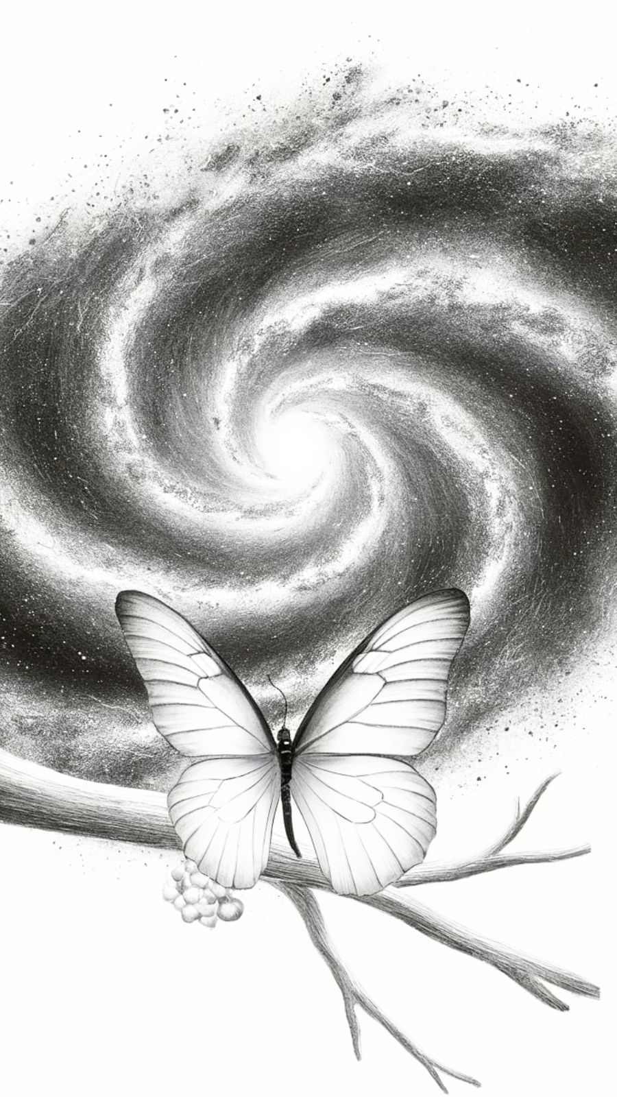 Butterfly and Spiral Galaxy