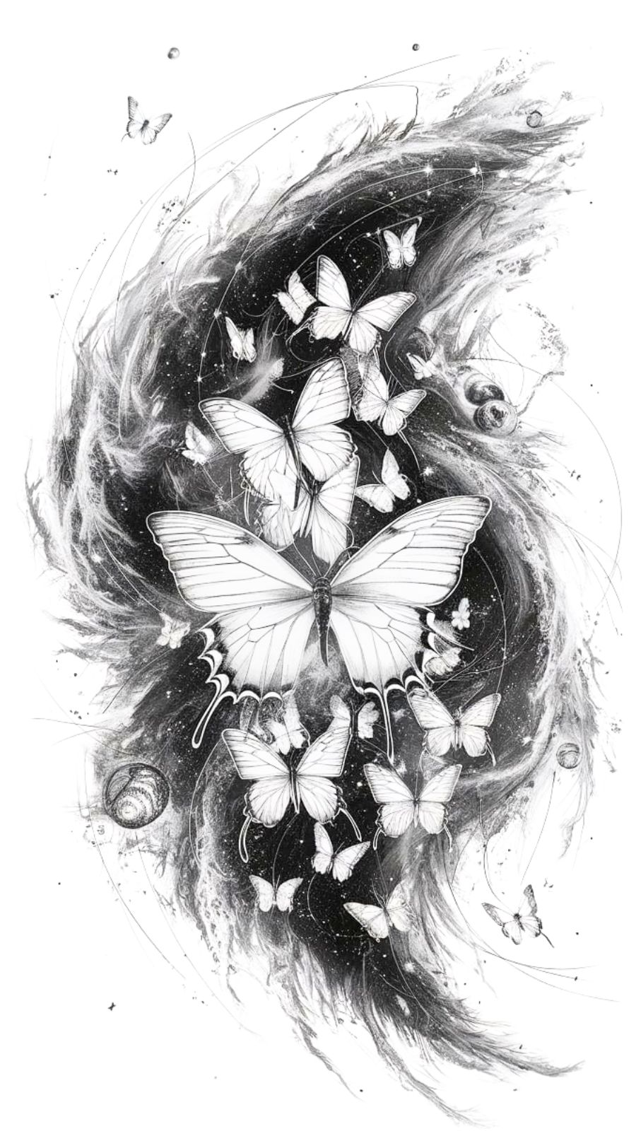 Butterfly Galaxy Art