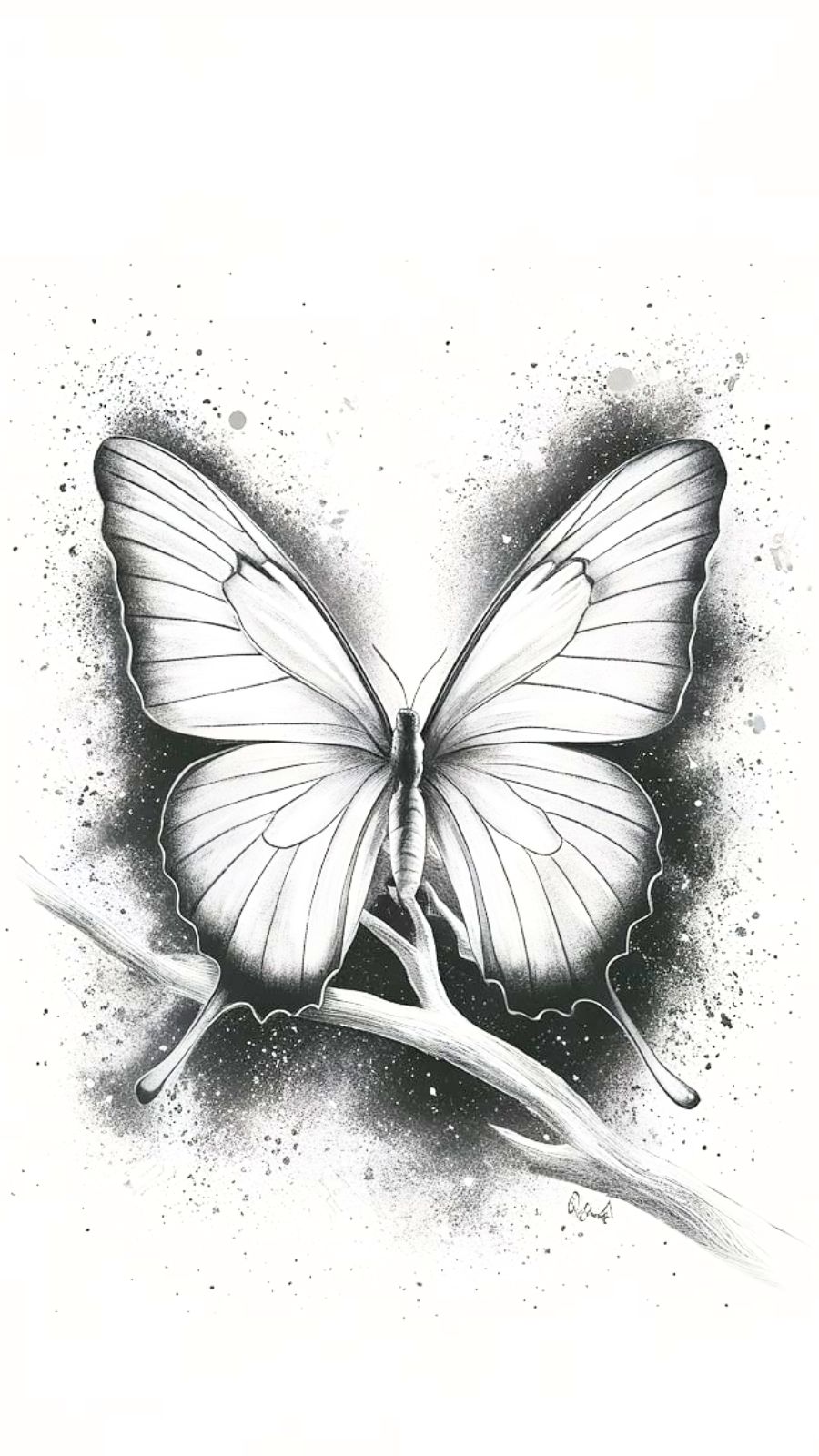 Butterfly and Cosmic Dust