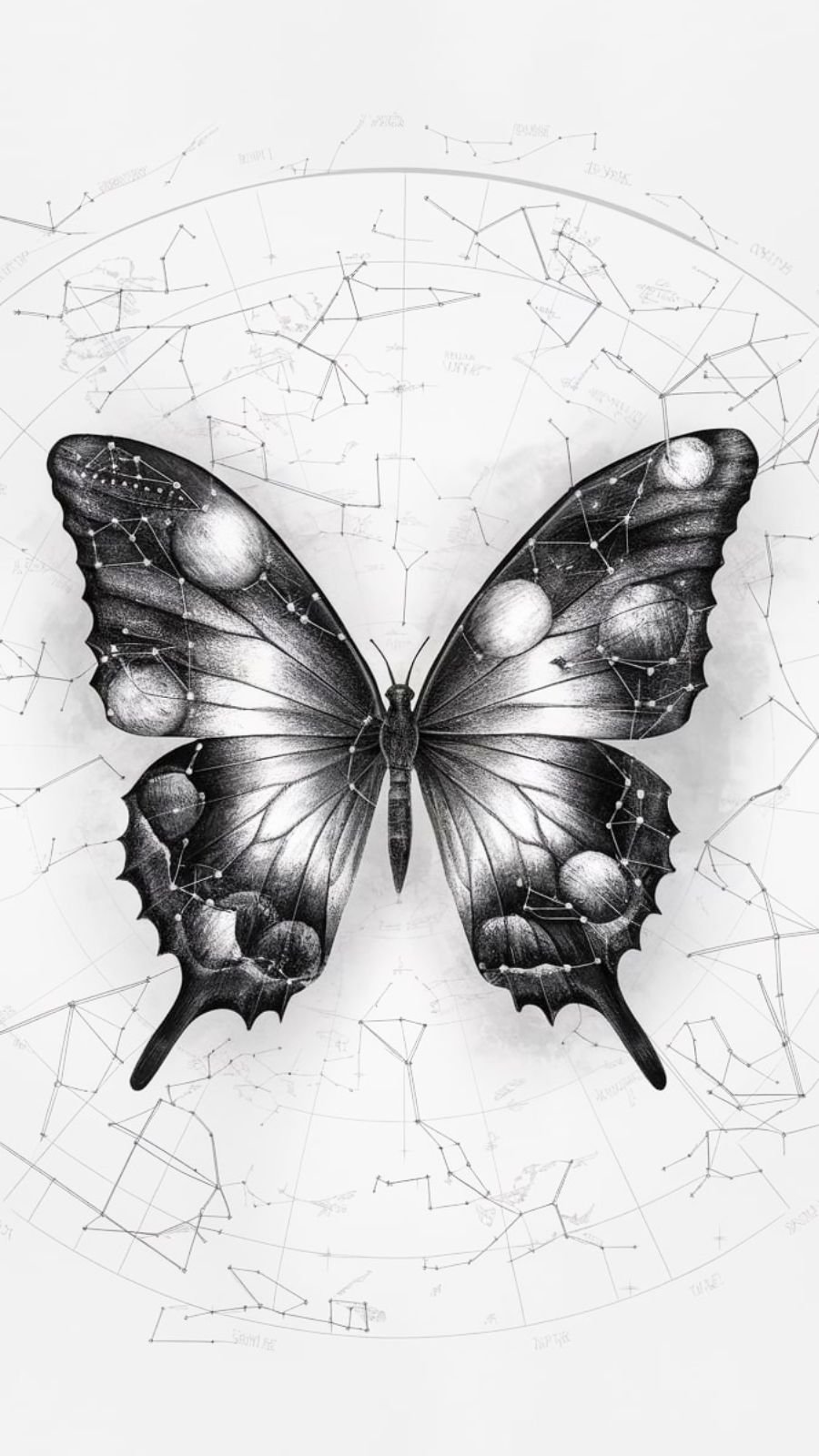 Butterfly with Constellations