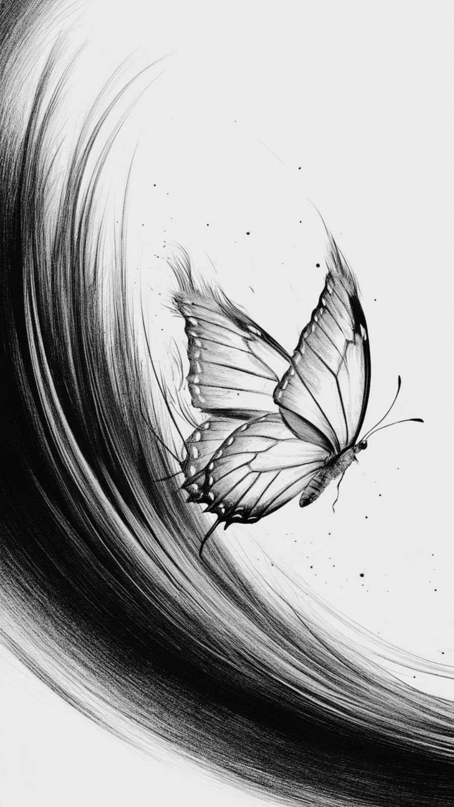 butterfly and hurricane