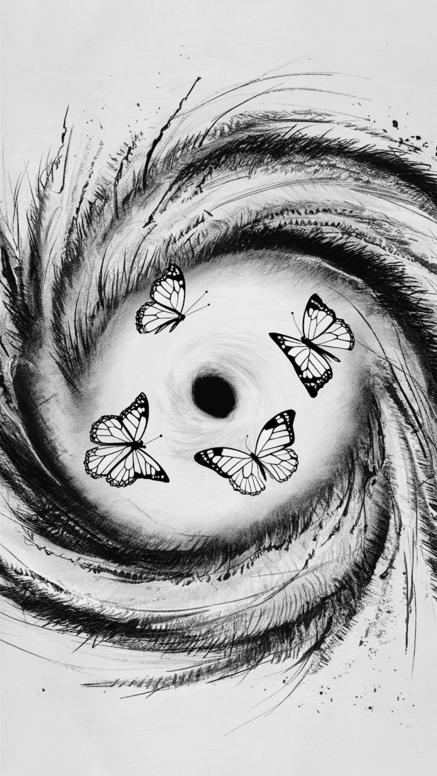butterfly and hurricane