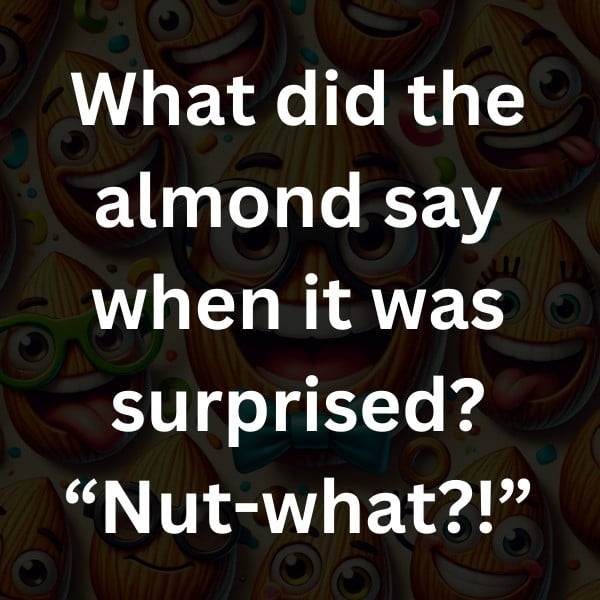 What did the almond say when it was surprised_ “Nut-what_!”