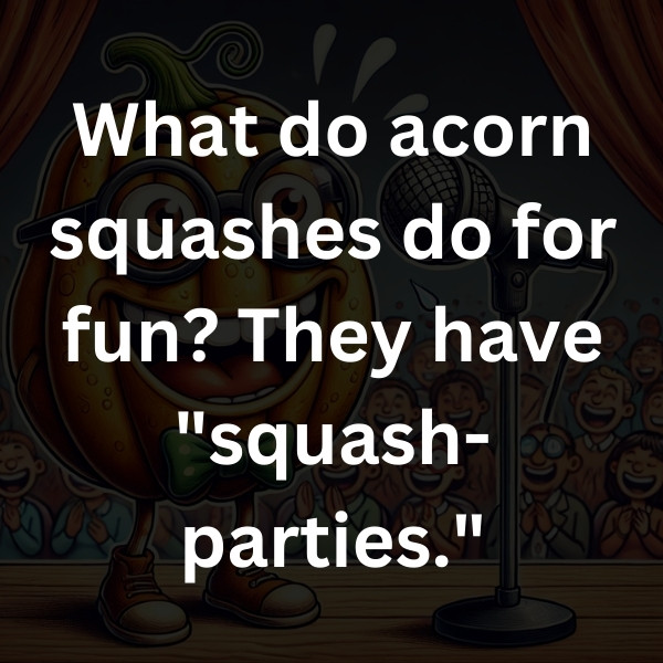 What do acorn squashes do for fun_ They have _squash-parties