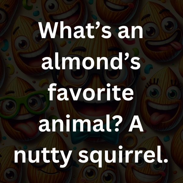 What’s an almond’s favorite animal_ A nutty squirrel