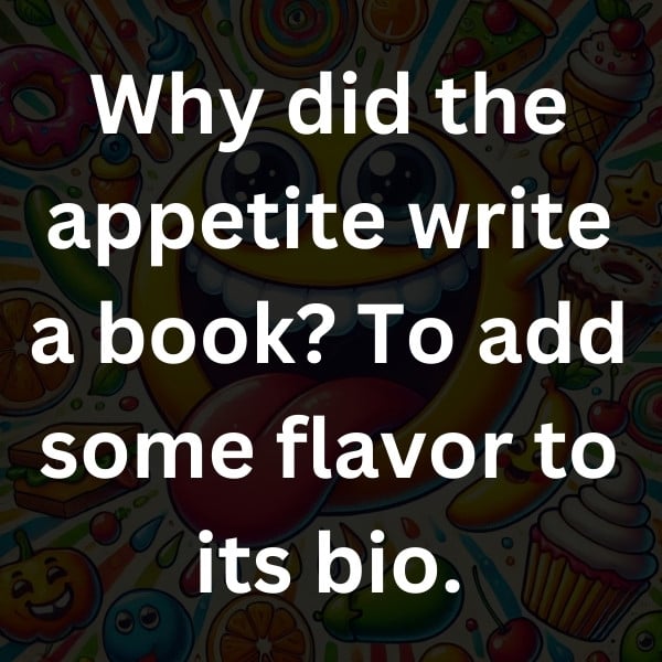 Why did the appetite write a book_ To add some flavor to its bio