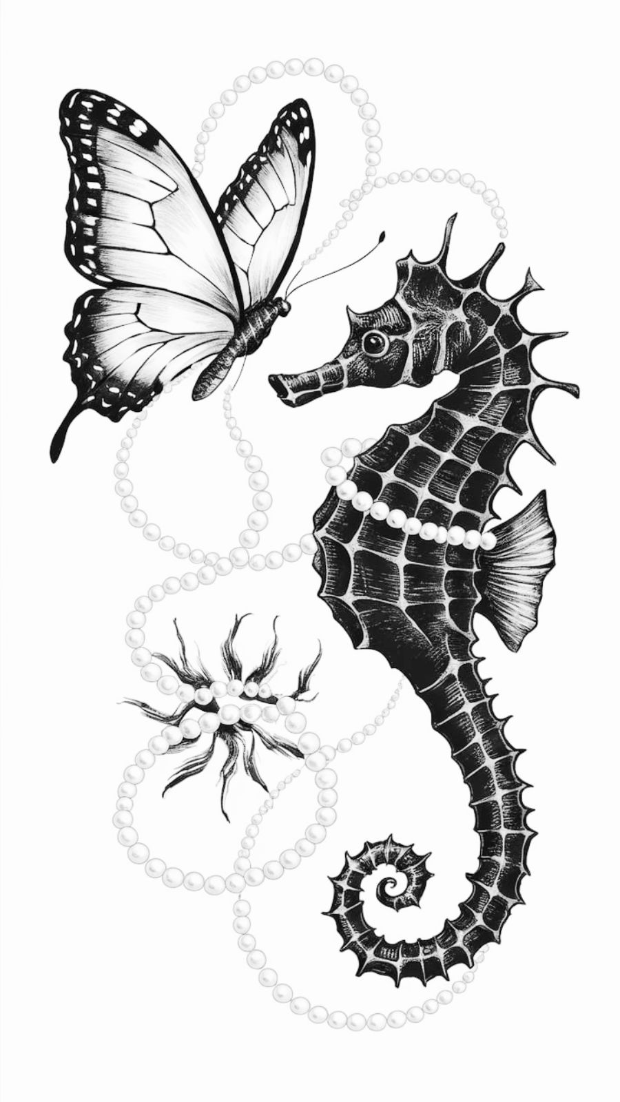 butterfly and lobster