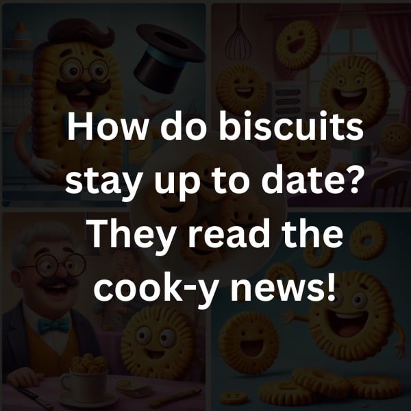 How do biscuits stay up to date? They read the cook-y news!