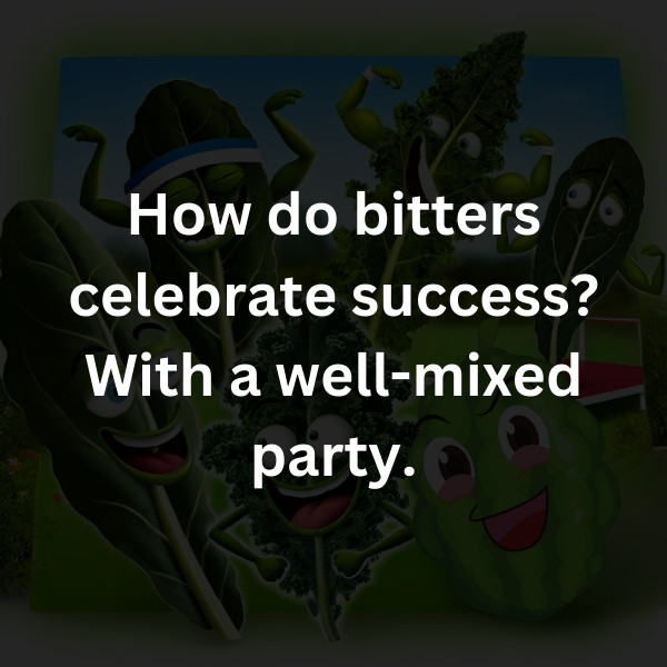 How do bitters celebrate success? With a well-mixed party.