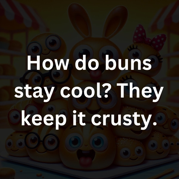 How do buns stay cool_ They keep it crusty