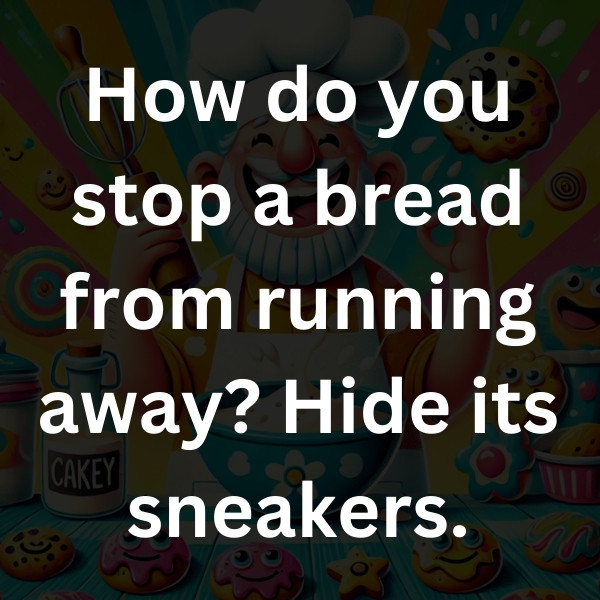 How do you stop a bread from running away_ Hide its sneakers