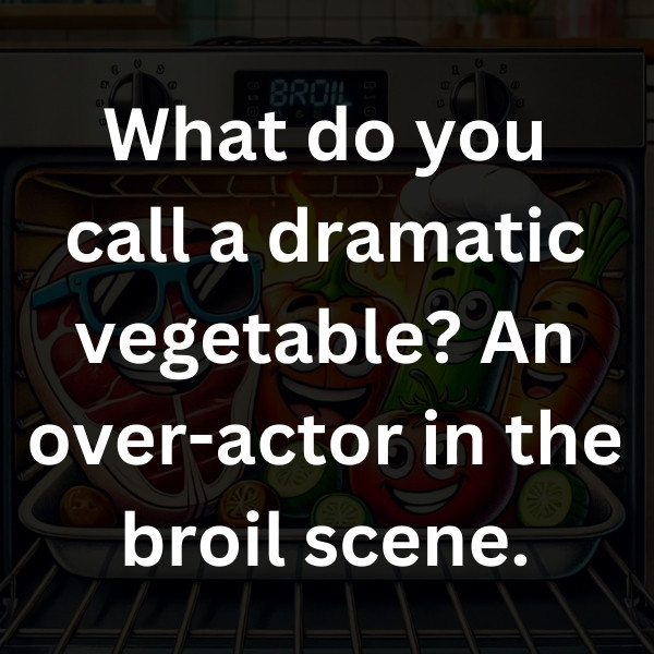 What do you call a dramatic vegetable_ An over-actor in the broil scene