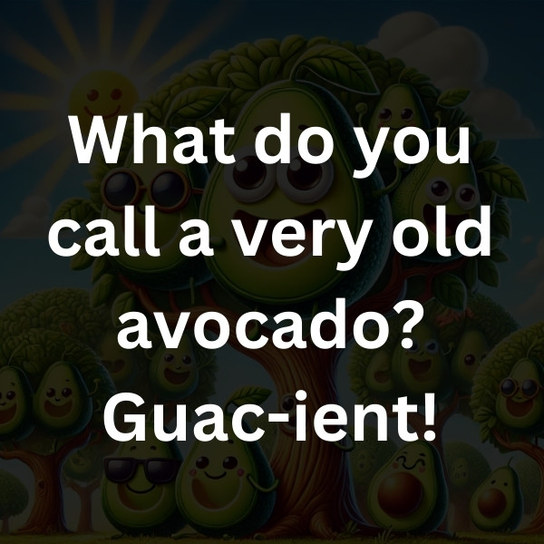 What do you call a very old avocado_ Guac-ient!